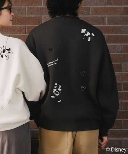 FREAK'S STORE×前田亞美/《迪士尼》/Mickey＆Minnie/米老鼠＆米妮/刺繡衛衣
