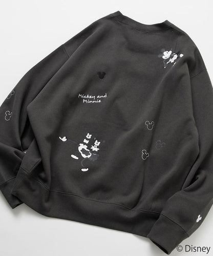 FREAK'S STORE×前田亞美/《迪士尼》/Mickey＆Minnie/米老鼠＆米妮/刺繡衛衣