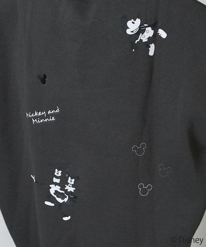 FREAK'S STORE×前田亞美/《迪士尼》/Mickey＆Minnie/米老鼠＆米妮/刺繡衛衣