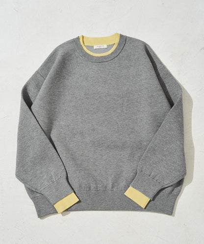 拼接配色針織套頭衫