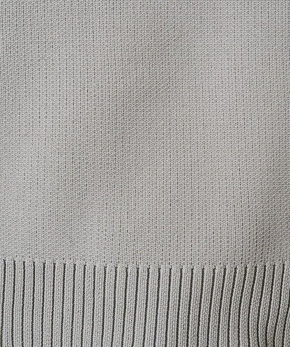 輕量針織翻領雙拉鍊開衫