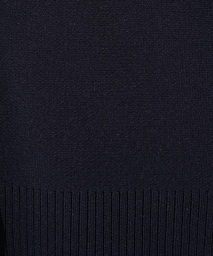 輕量針織翻領雙拉鍊開衫