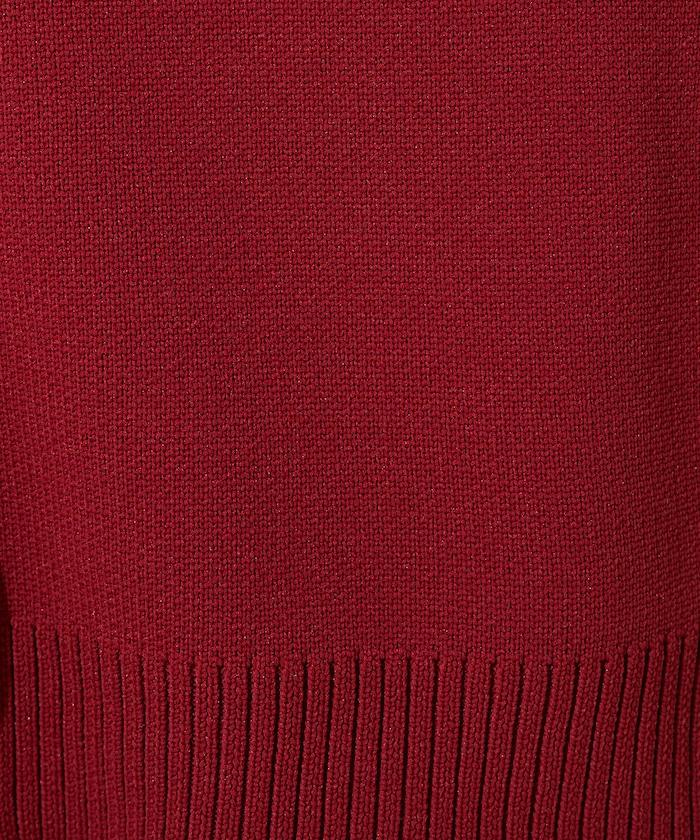 輕量針織翻領雙拉鍊開衫