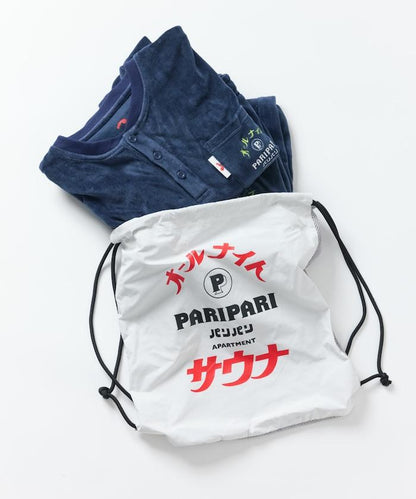 特別款 All Night Sauna 長袖 KANNAIGI 長袖館內服 抓絨套裝 附贈束口袋