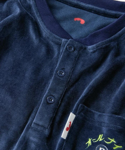 特別款 All Night Sauna 長袖 KANNAIGI 長袖館內服 抓絨套裝 附贈束口袋