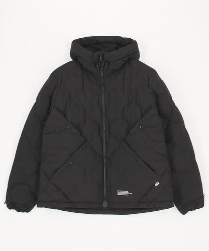 梭織羽絨連帽外套