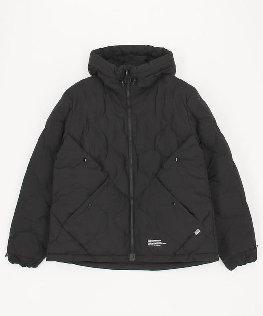 梭織羽絨連帽外套