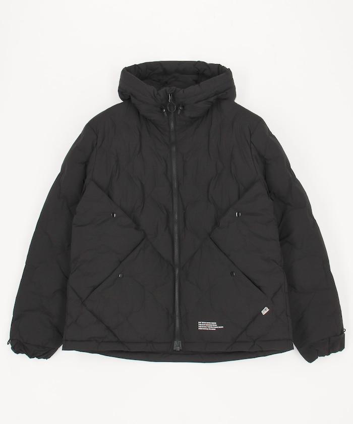 梭織羽絨連帽外套