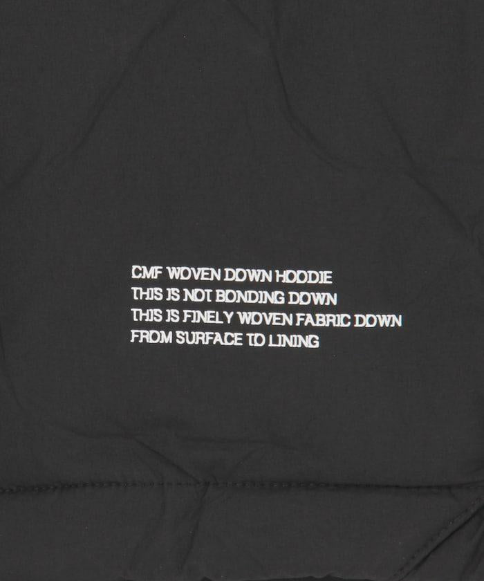 梭織羽絨連帽外套