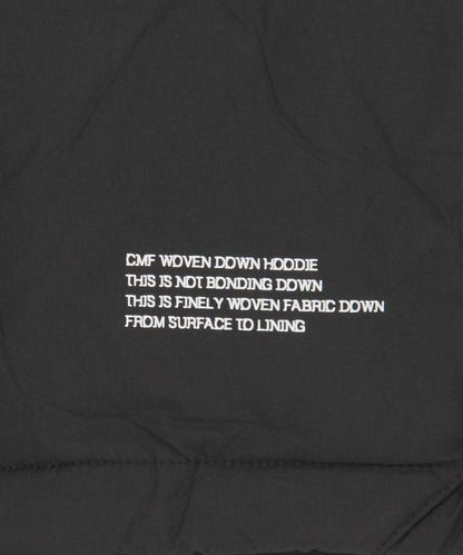 梭織羽絨連帽外套