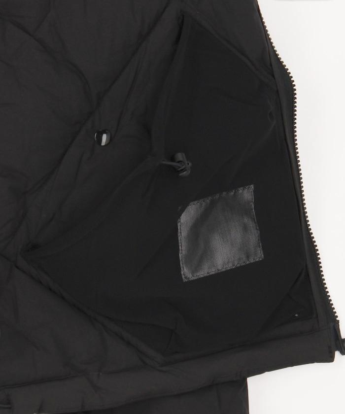 梭織羽絨連帽外套