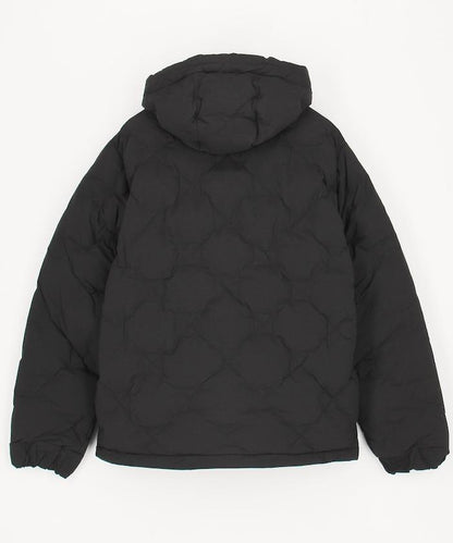 梭織羽絨連帽外套