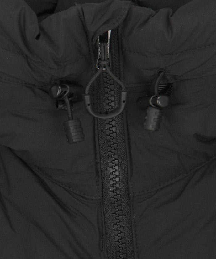 梭織羽絨連帽外套