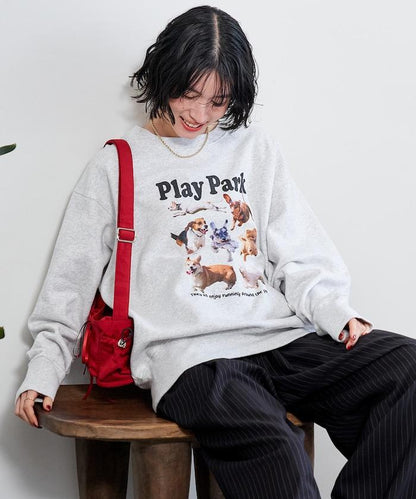 狗狗運動場加絨衛衣