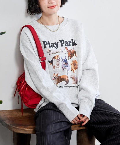 狗狗運動場加絨衛衣