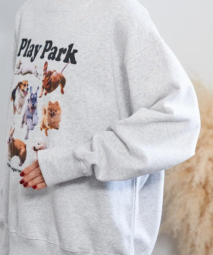 狗狗運動場加絨衛衣