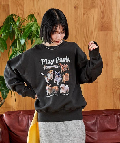 狗狗運動場加絨衛衣