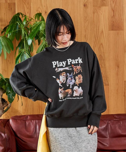 狗狗運動場加絨衛衣