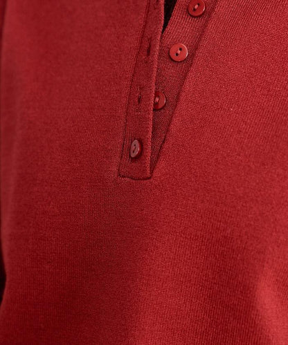 拼色疊穿針織POLO衫