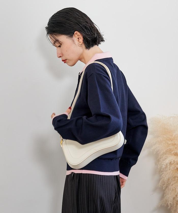 拼色疊穿針織POLO衫