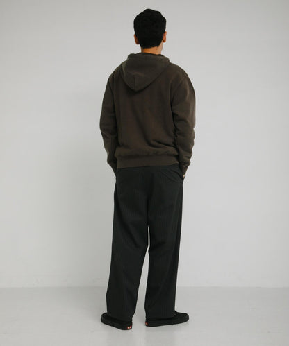 復古風格拼接連帽衛衣