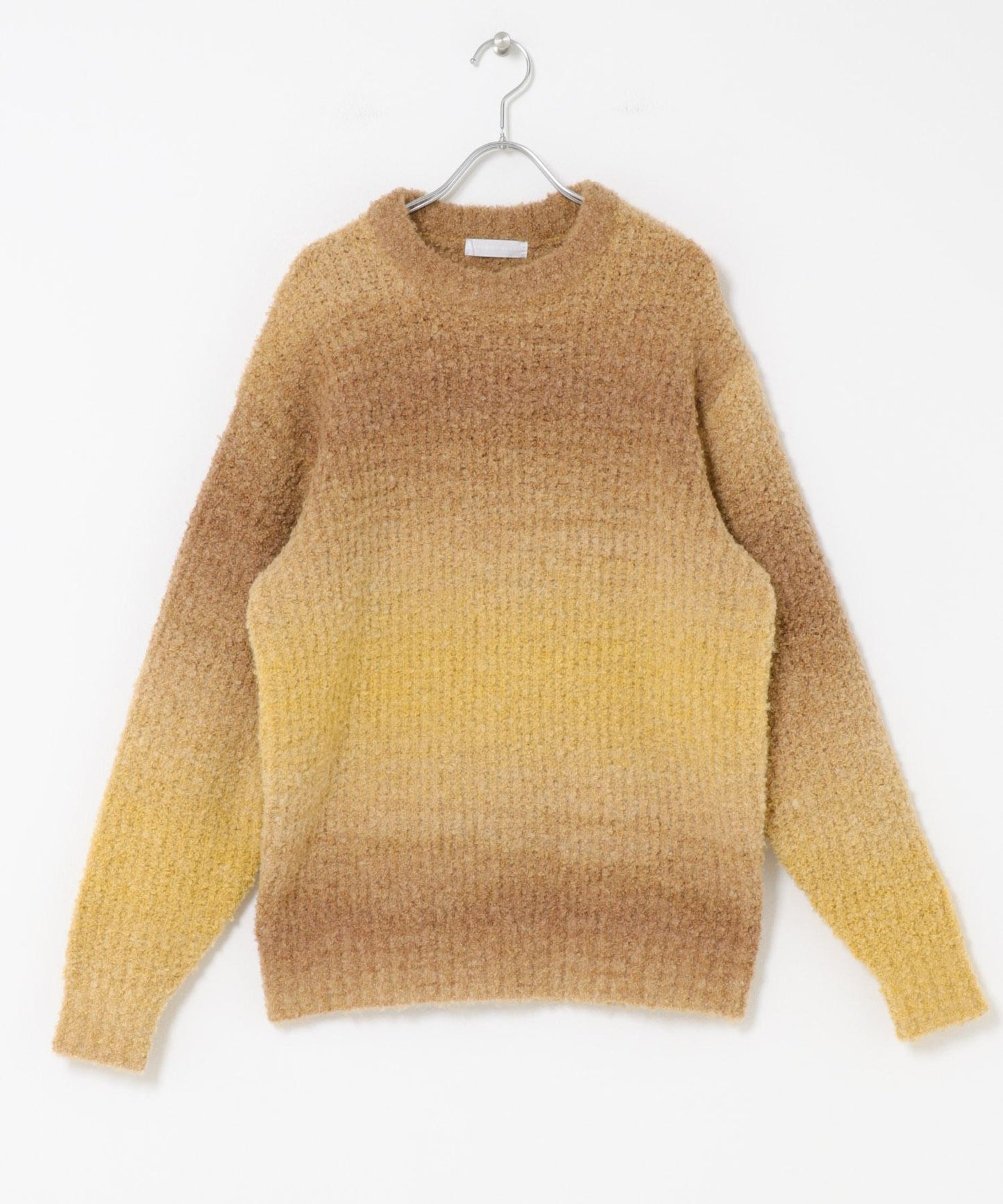 漸變色圈圈紗針織衫