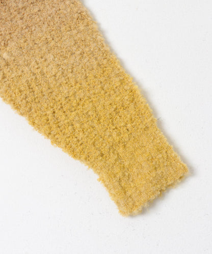 漸變色圈圈紗針織衫