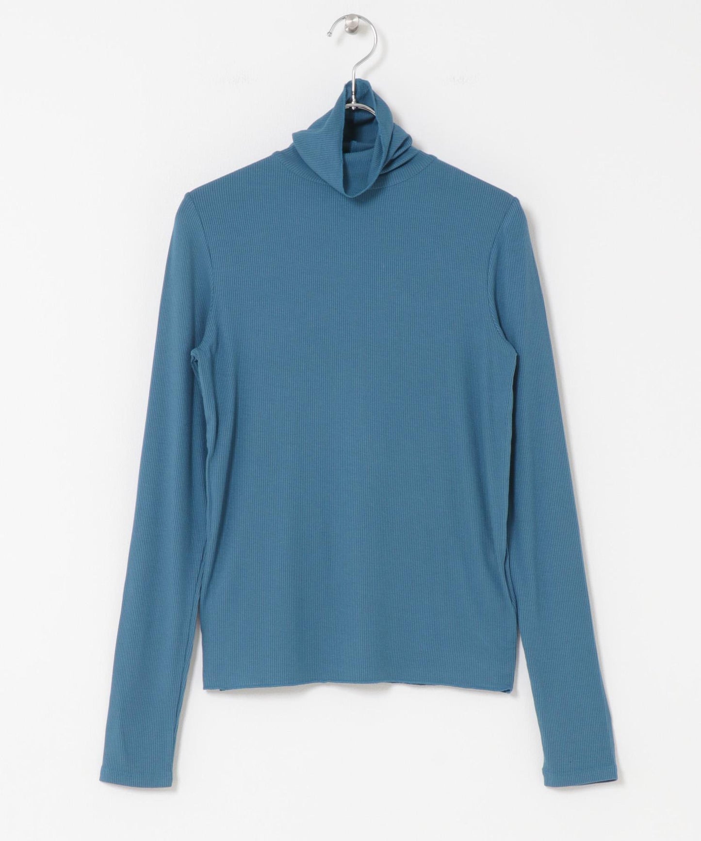 防起球荷葉邊高領上衣