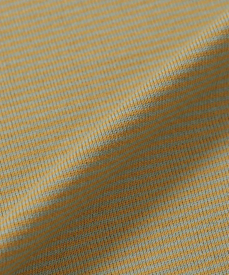 NANGA RINGER撞色領條紋T恤