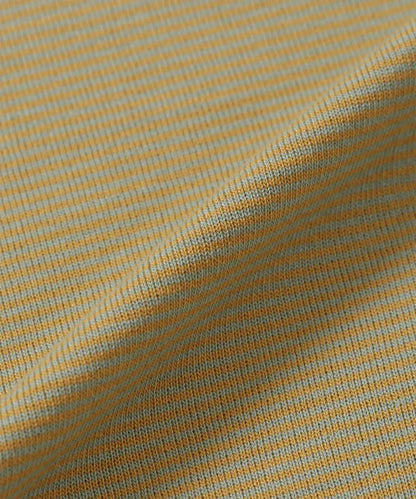 NANGA RINGER撞色領條紋T恤