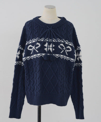 【HolidayCollection】考究風針織套頭衫