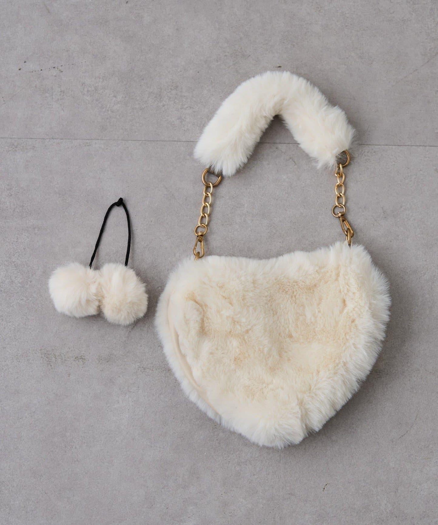 【HolidayCollection】愛心毛絨包