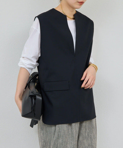 【近期開始】【百搭款】【可搭配套裝】翻領馬甲