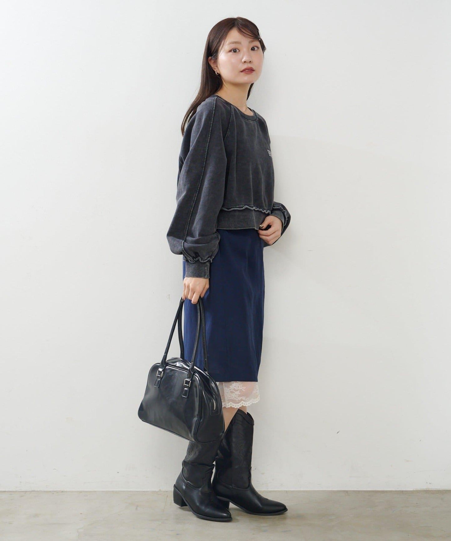 【Kastane】水鑽裝飾衛衣