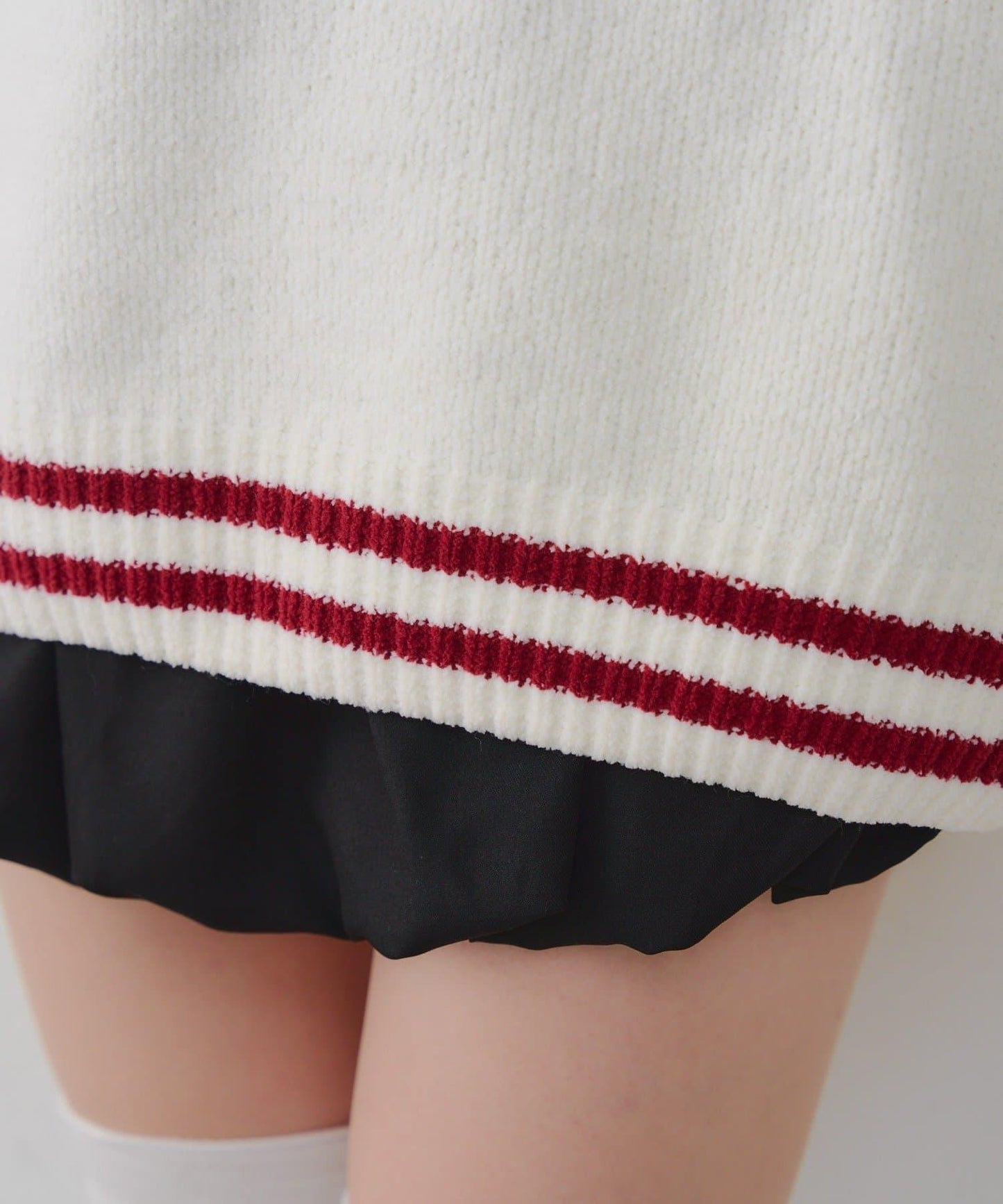 【HolidayCollection】毛絨愛心寬鬆針織衫