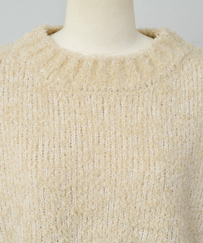 大格子費爾島花紋套頭衫