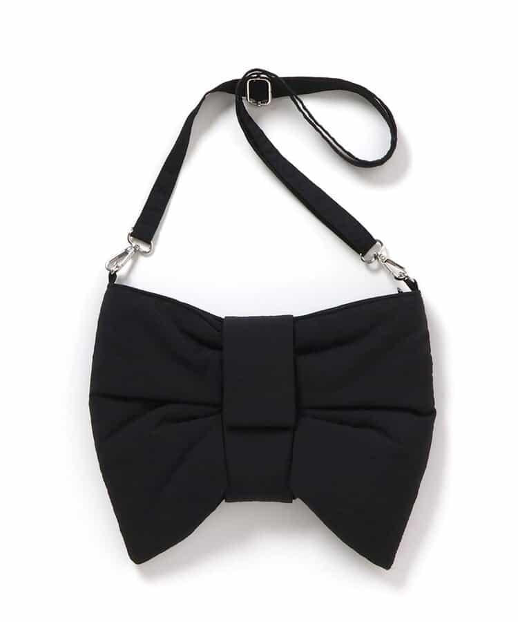 大蝴蝶結單肩包