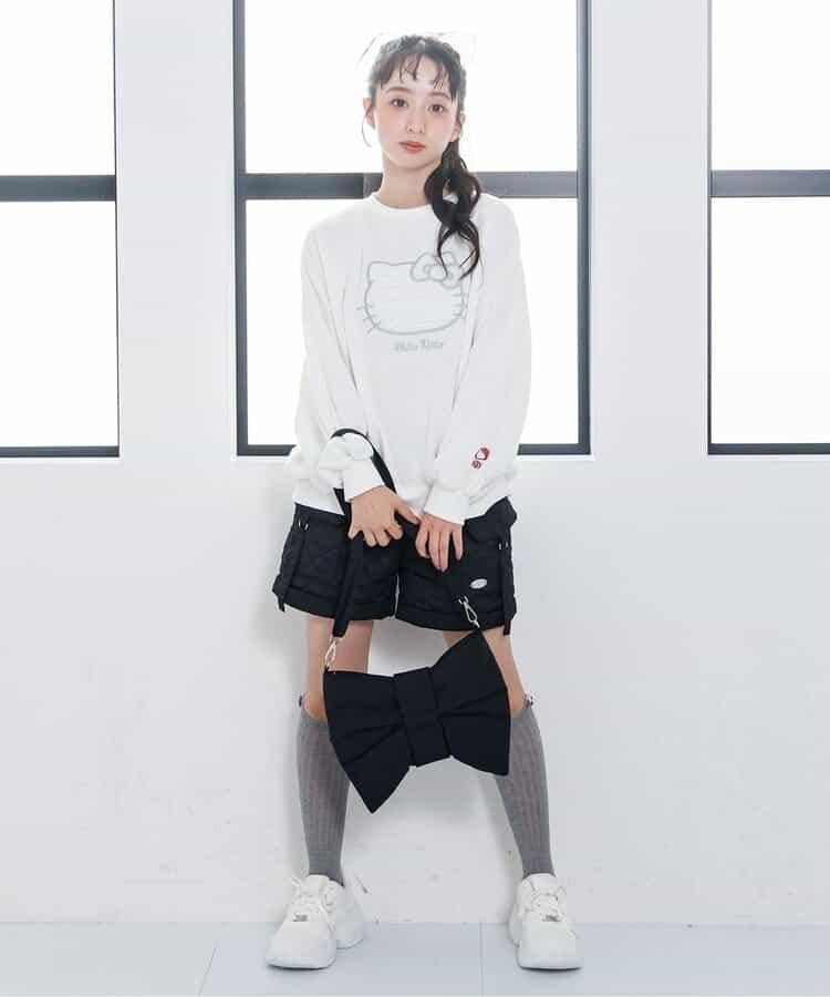 大蝴蝶結單肩包