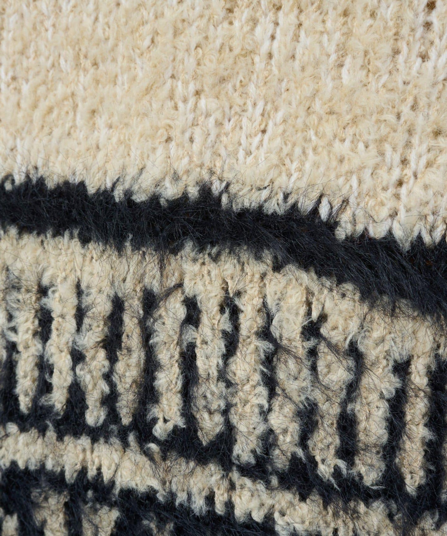 大格子費爾島花紋套頭衫