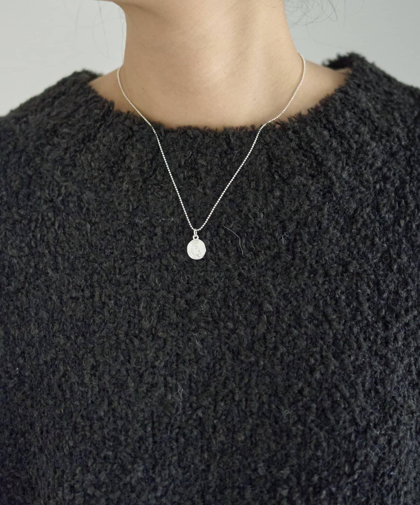 大格子費爾島花紋套頭衫