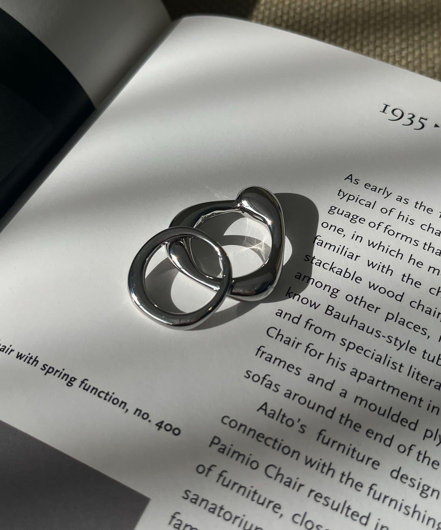 〈GOLDY/ゴールディ〉2件套三角形戒指