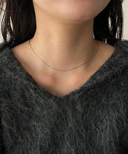 GOLDY 扭紋鏈條皮質項鍊