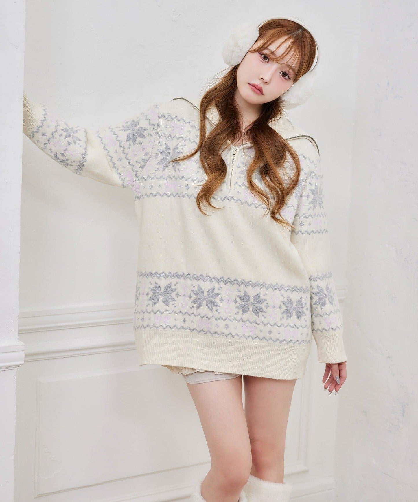 北歐圖案針織衫