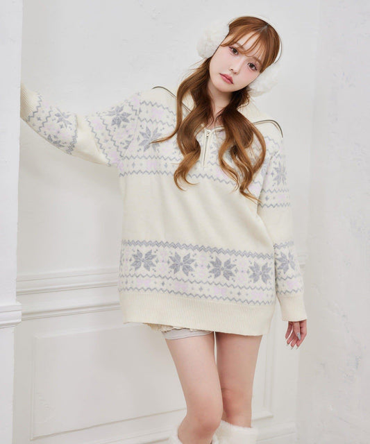 北歐圖案針織衫