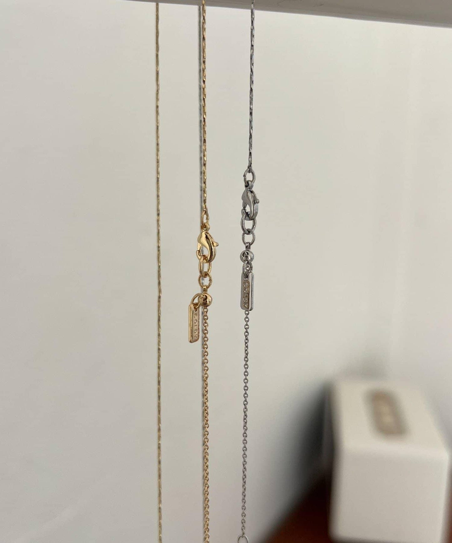 GOLDY 扭紋鏈條皮質項鍊