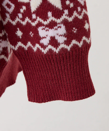 北歐圖案針織衫