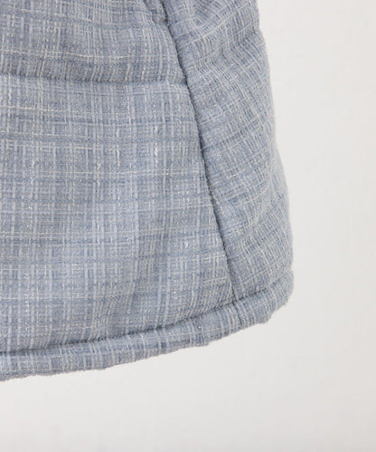 仿皮草連帽帶腰帶仿羽絨服