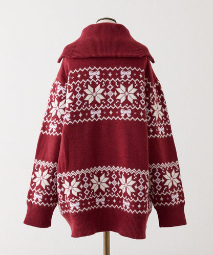 北歐圖案針織衫