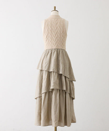 【Seemi.】寶石裝飾連衣裙