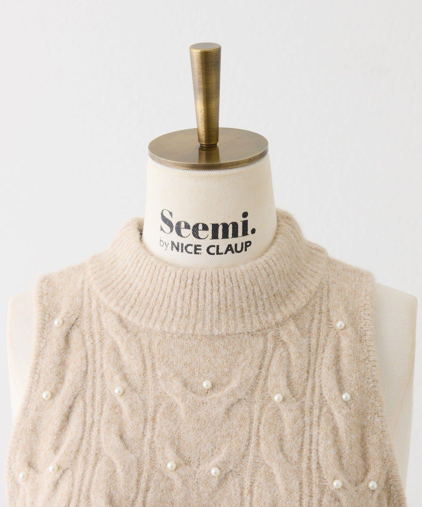 【Seemi.】寶石裝飾連衣裙